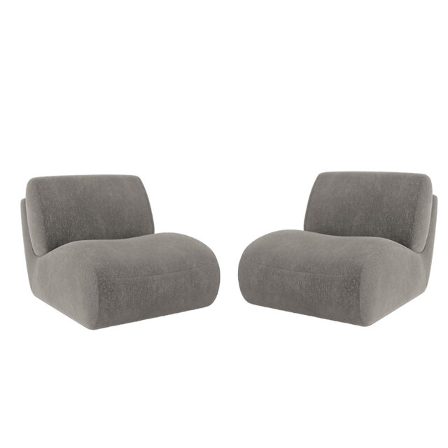 Nita Swivel 84.1 Cm Wide Swivel Lounge Chair