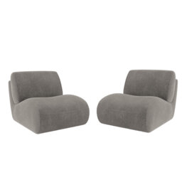 Nita Swivel 84.1 Cm Wide Swivel Lounge Chair