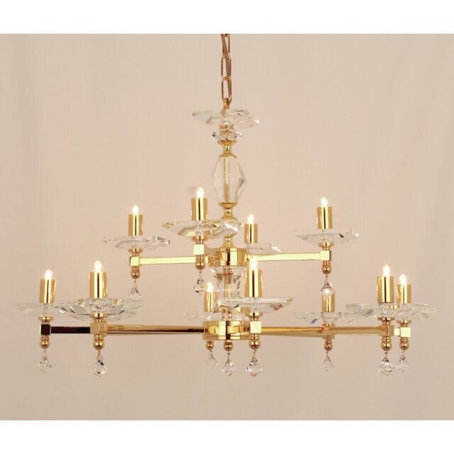 12-Light Candle Style Chandelier