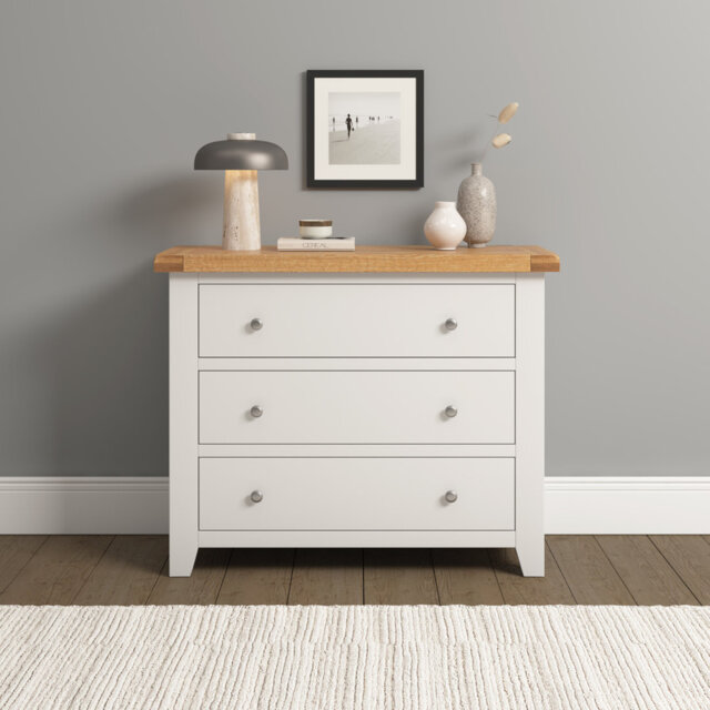 Windsor 97cm W 3 - Drawer Chest of Drawers