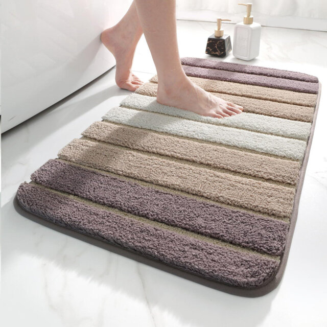 Microfiber Rectangle Bath Rug
