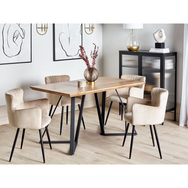 Grabowicz Rectangular 140Cm L x 80 W Dining Table