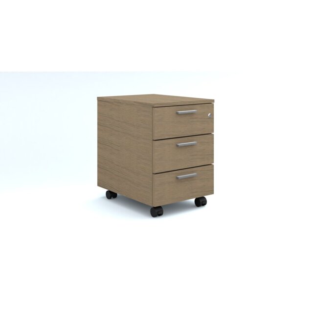 Traskwood 42cm Wide 3 -Drawer Mobile File Cabinet