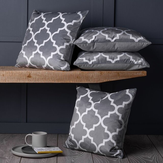 Micaela Geometric Square Cushion Cover