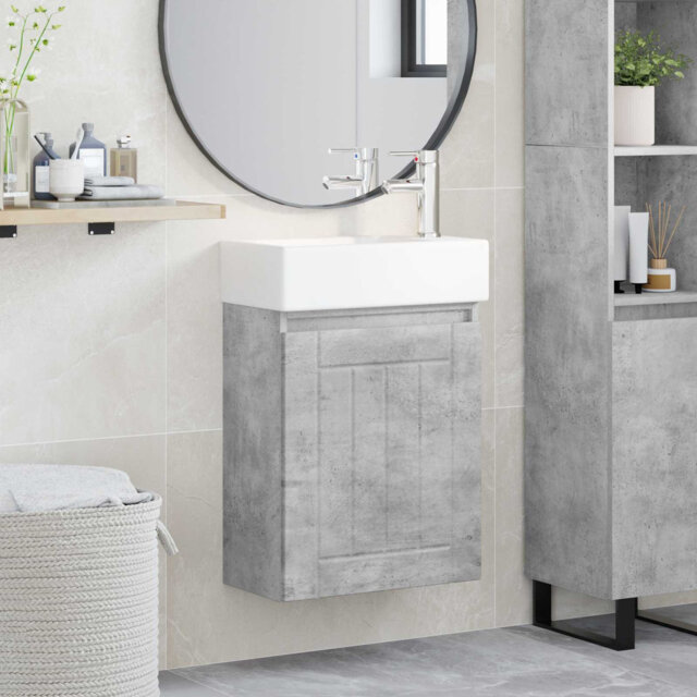 Single Bathroom Vanity with Ceramic Basin