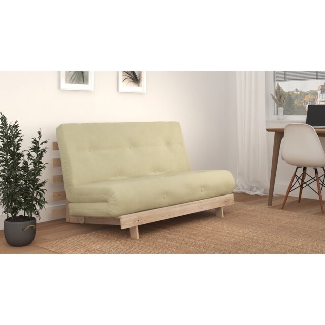 Chenango Full / Double 137cm Upholstered Futon And Mattress