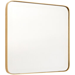 Blacke Flat Wall Mirror
