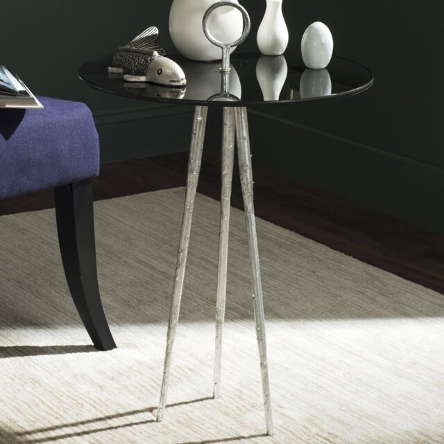 Bolland Glass Top End Table