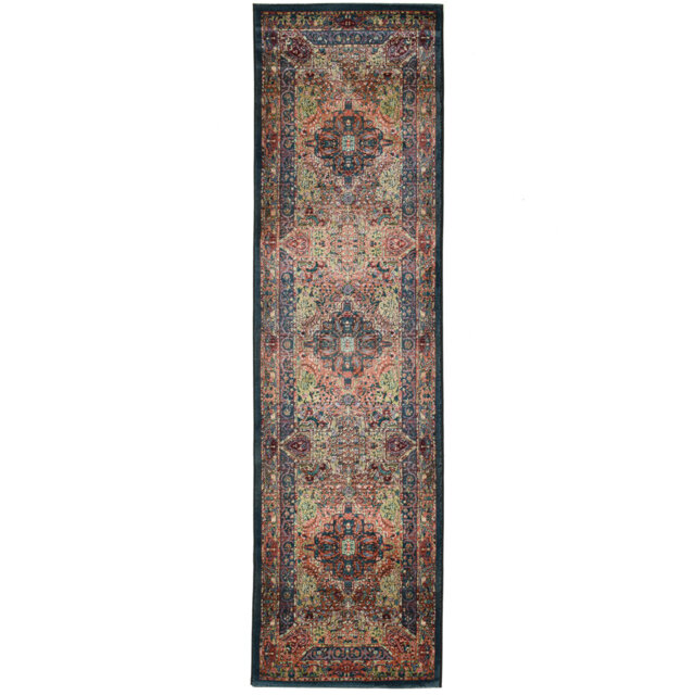 Gold/Blue/Red Rug