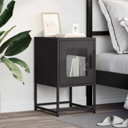 Bedside Cabinet 36X39x60.5 Cm Cold-Rolled Steel