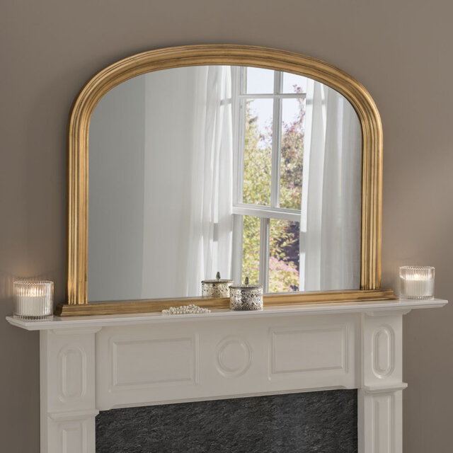 Lynn Arched Overmantle Mirror
