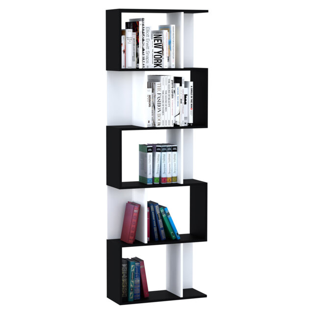 Sunlight Spire 184.5cm H x 152.4cm W Geometric Bookcase
