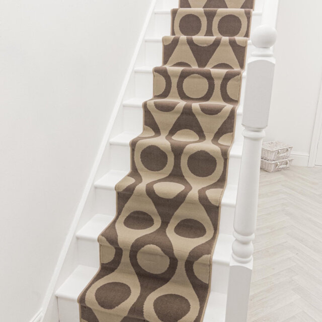 Pop Brown Stair Runner â Soft & Durable Carpet Runner for Stairs & Staircases, Multiple Lengths
