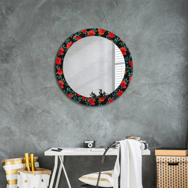 Huldar Glass Flat Wall Mirror