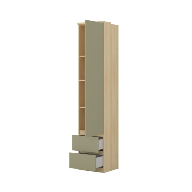 Bhushan 215cm H x 45cm W Composite Bookcase
