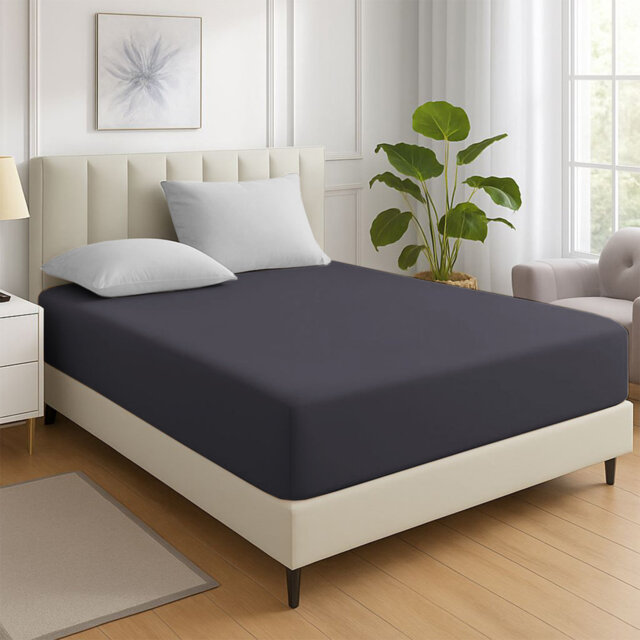 200 Thread Count Microfiber Deep Fitted Bed Sheet â 25cm Pocket