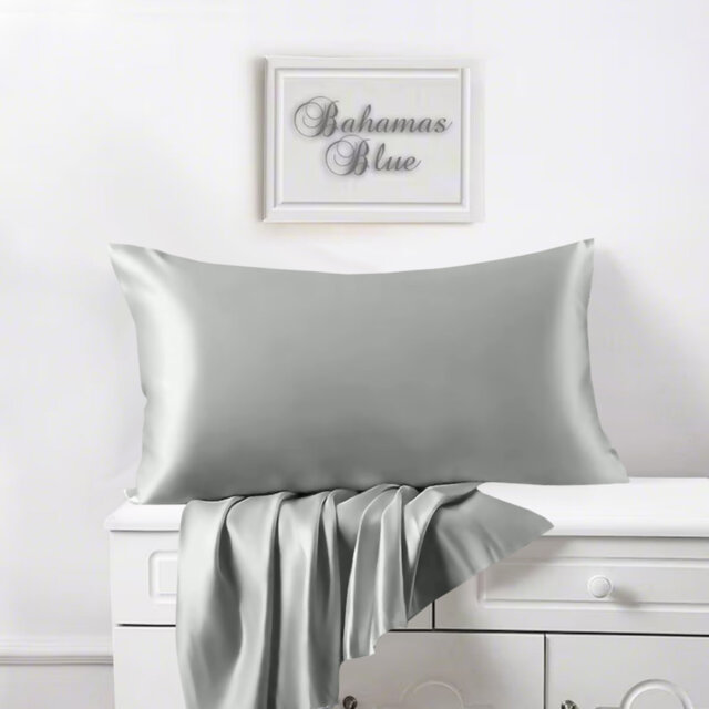 Luxury Satin Pillowcase Set of 2 - Silk Feel for Hair & Skin, Anti-Frizz & Cooling Effect