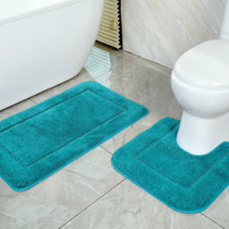 2 Piece set Rectangle Bath Mat