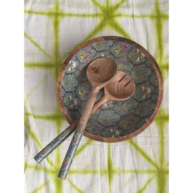 Handmade Wood Decorative Bowl 1
