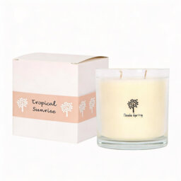 Nicola Spring 400g Tropical Sunrise Soy Wax Candle - Double Wick Jar
