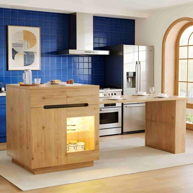 Wood Kitchen Island