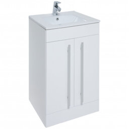 Clifton 500mm Wall Mounted Single Bathroom Vanity with Vitreous China Basin