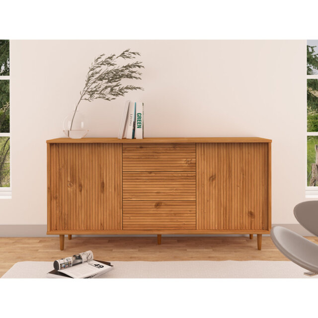 Jerzy Sideboard 160 2D/3DRW Br/L