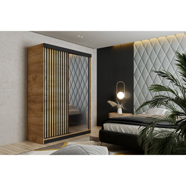 Modern Large 2 Door Wardrobe