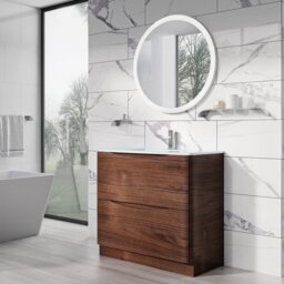 Stanhope 900mm Single Bathroom Vanity with Integrated Glass Basin