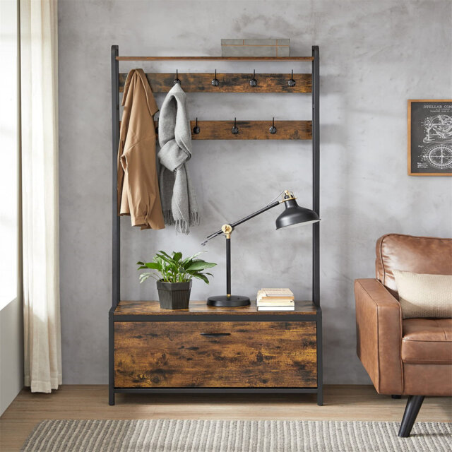 Amarrah Hall Tree 85cm Wide with Bench