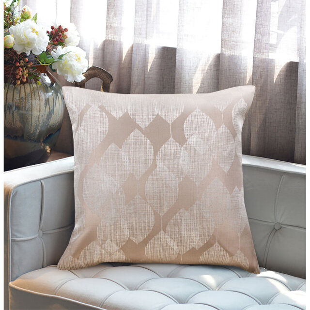Barile Geometric Square SCATTER CUSHION Cushion With Filling