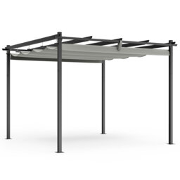Vonhaus 3m x 3m Steel Pergola