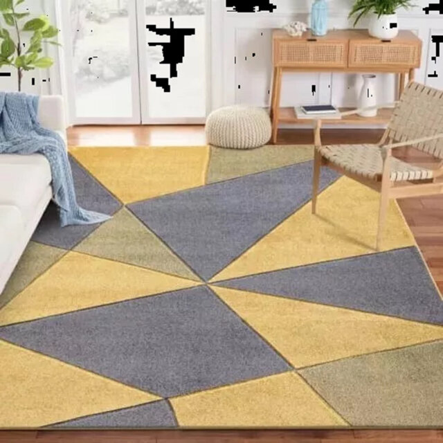 Modern Large Geometric Area Rug Living Room Bedroom Carpet Hallway Runner Kitchen Floor Mat