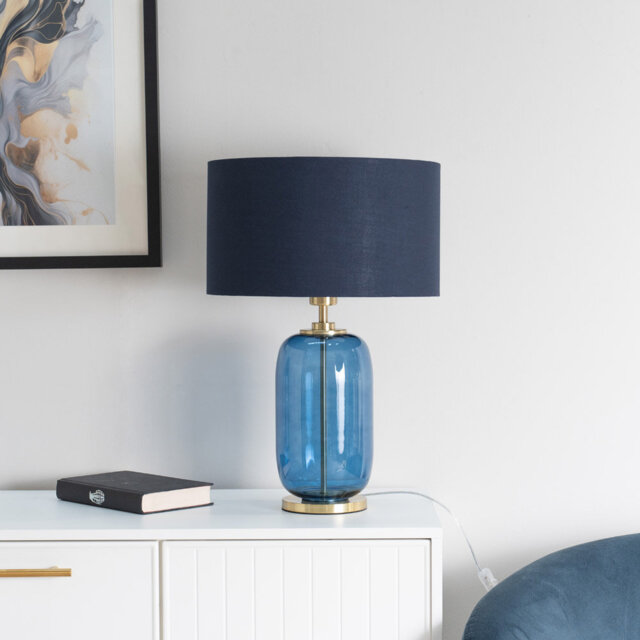 Angula Glass Table Lamp