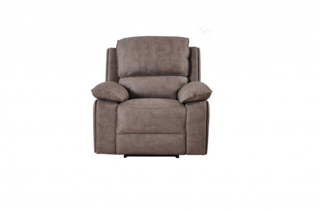 Maple Suede Fabric Electric Recliner Armchair