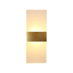Chaniece AluminiumModern LED Wall Light – Acrylic Up/Down Wall Wash Sconce for Indoor Use