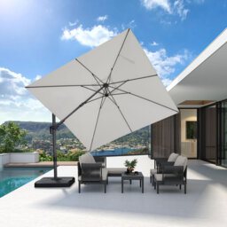 Rocshelle 3m Square Cantilever Parasol