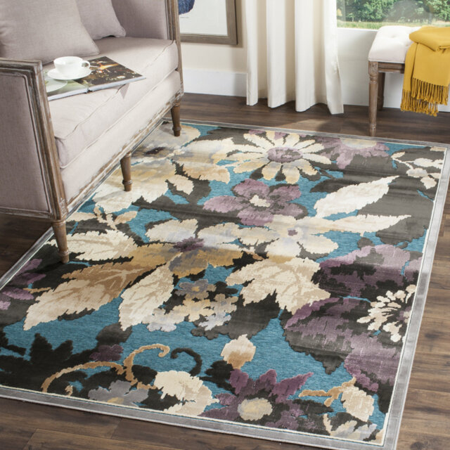 Lemuel Beige/Teal Rug
