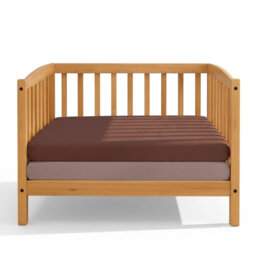 Baby Cot Fitted Sheet - 100% Jersey Cotton Misty Pink/ Dusty Rose - Pack Of 2