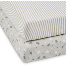 2 PACK COTBED SHEETS - COSMIC AURA