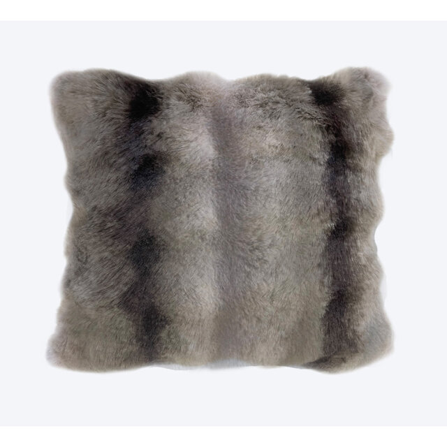 Luxury Supersoft Faux Fur Printed Cushion Alpine Husky Cushion