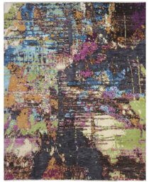 Geometric Hand Knotted 248cm X 302cm Area Rug