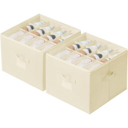 24 Pair Stackable Shoe Storage Box