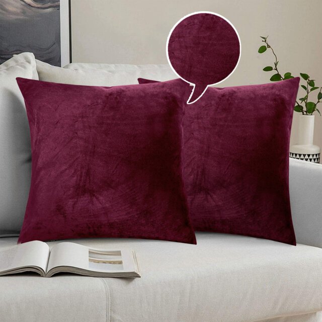 Skrolan Crushed Velvet Scatter Cushion Cover