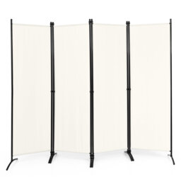 Hurhula 220cm W x 173cm H 4 - Panel Folding Room Divider