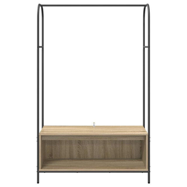 Clothes Rack 100 X 44 X 160 Cm Engineered Wood
