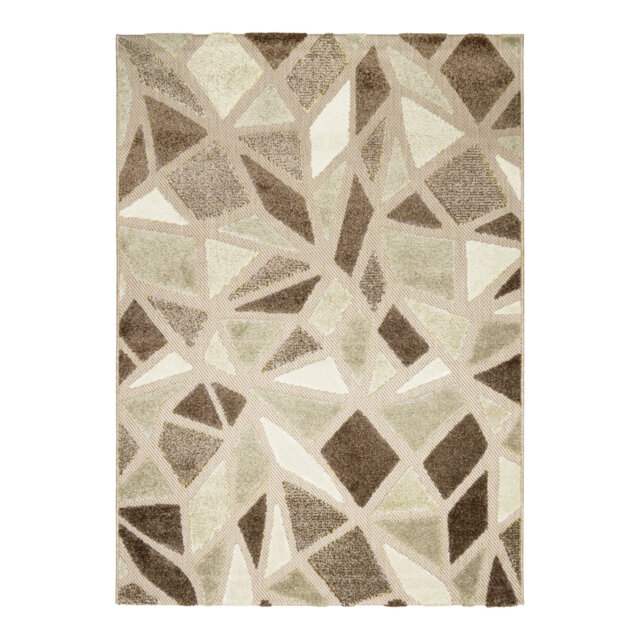 Highfill Dehors-Dedans Cubisme Power Loom Beige/Brown Indoor/Outdoor Rug