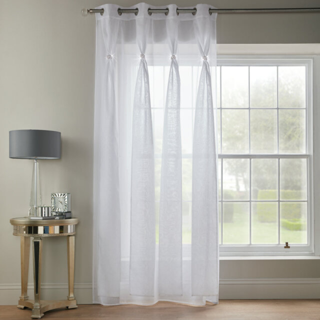 Eoin Diana Eyelet Sheer Curtain Panel