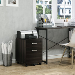 40cm Wide 2 -Drawer Mobile File Cabinet