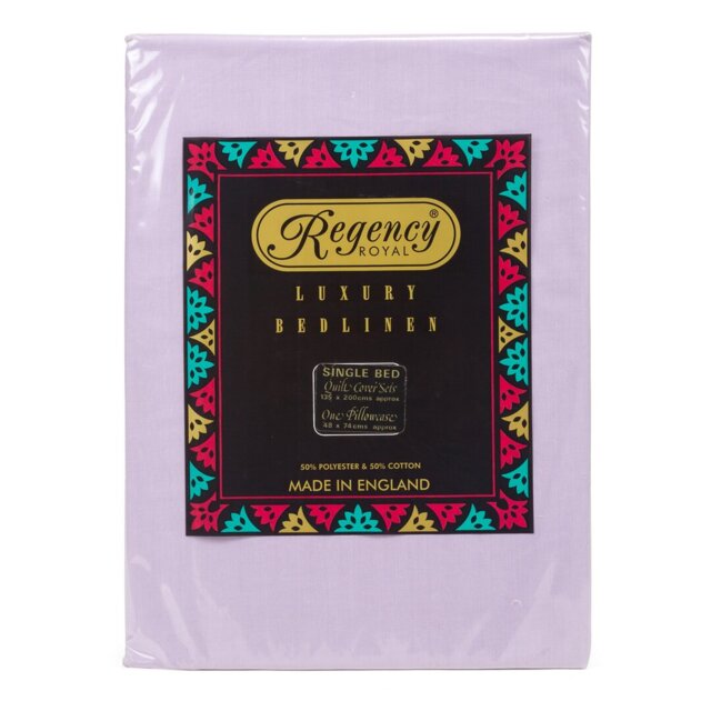 Cotton Blend, Polyester No Pattern Duvet Cover Set with Pillowcases